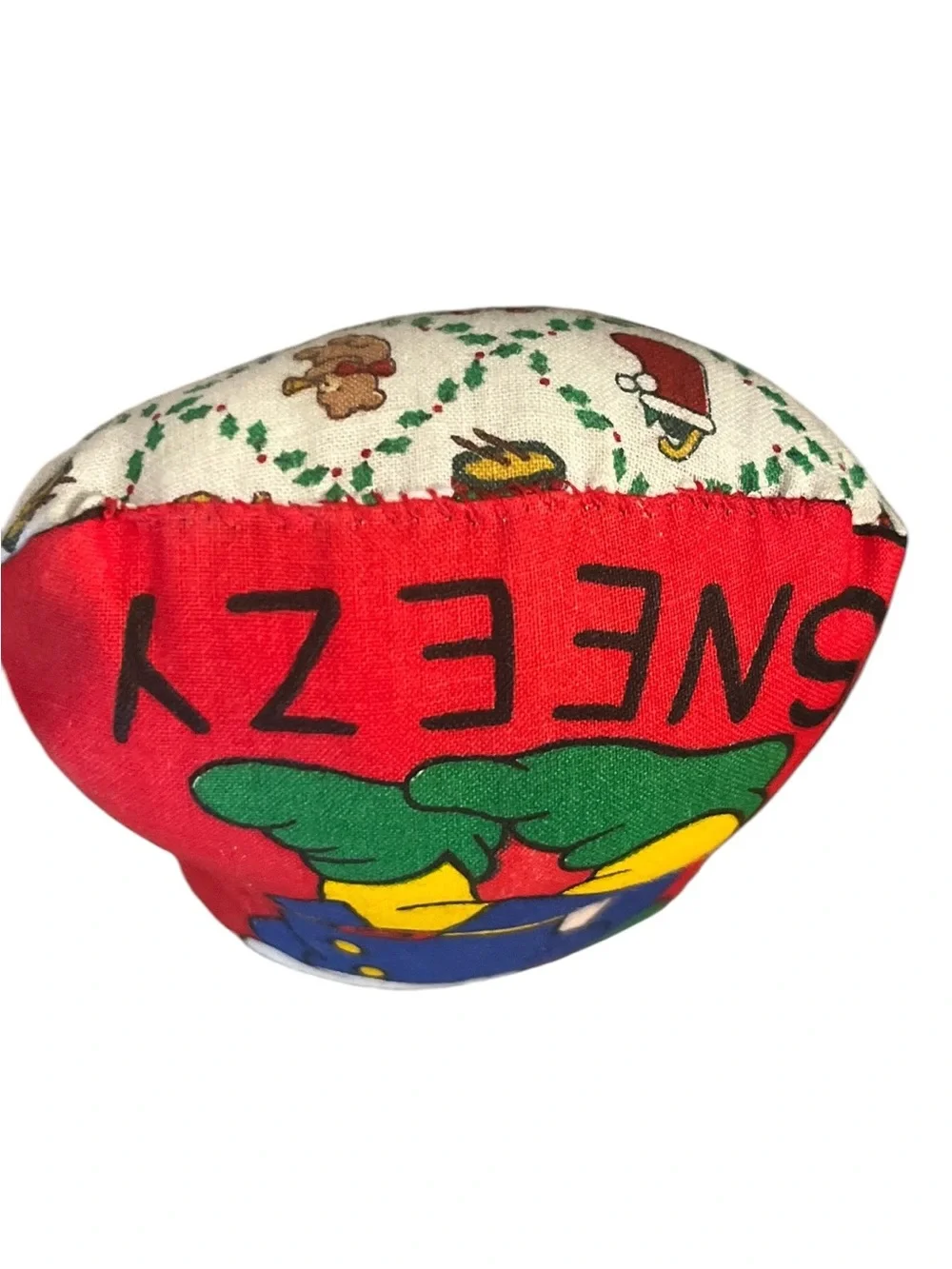 Vintage Seven Dwarfs Fabric Ornament Lot Doc Sneezy Bashful Happy Colorful